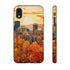An Urban Autumn Overlook - Impact Resistant Phone Case iPhone XR Glossy